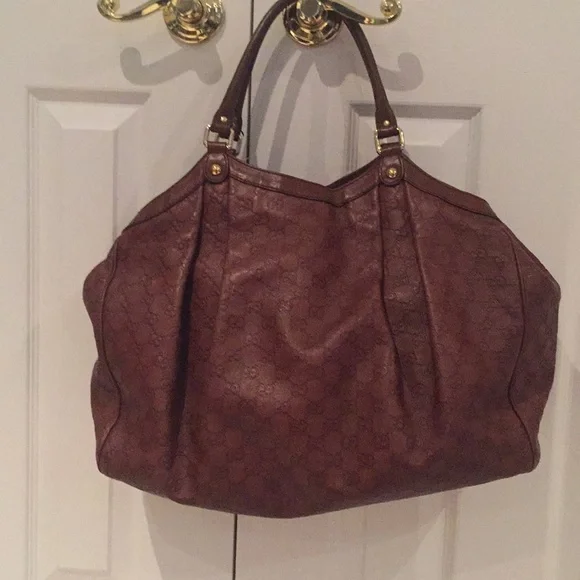 Authentic gucci brown bag - Picture 2 of 8